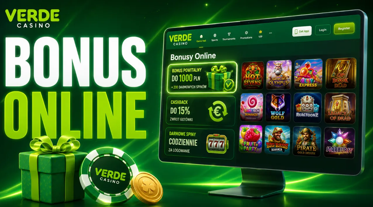 Verde Casino bonus w grach online