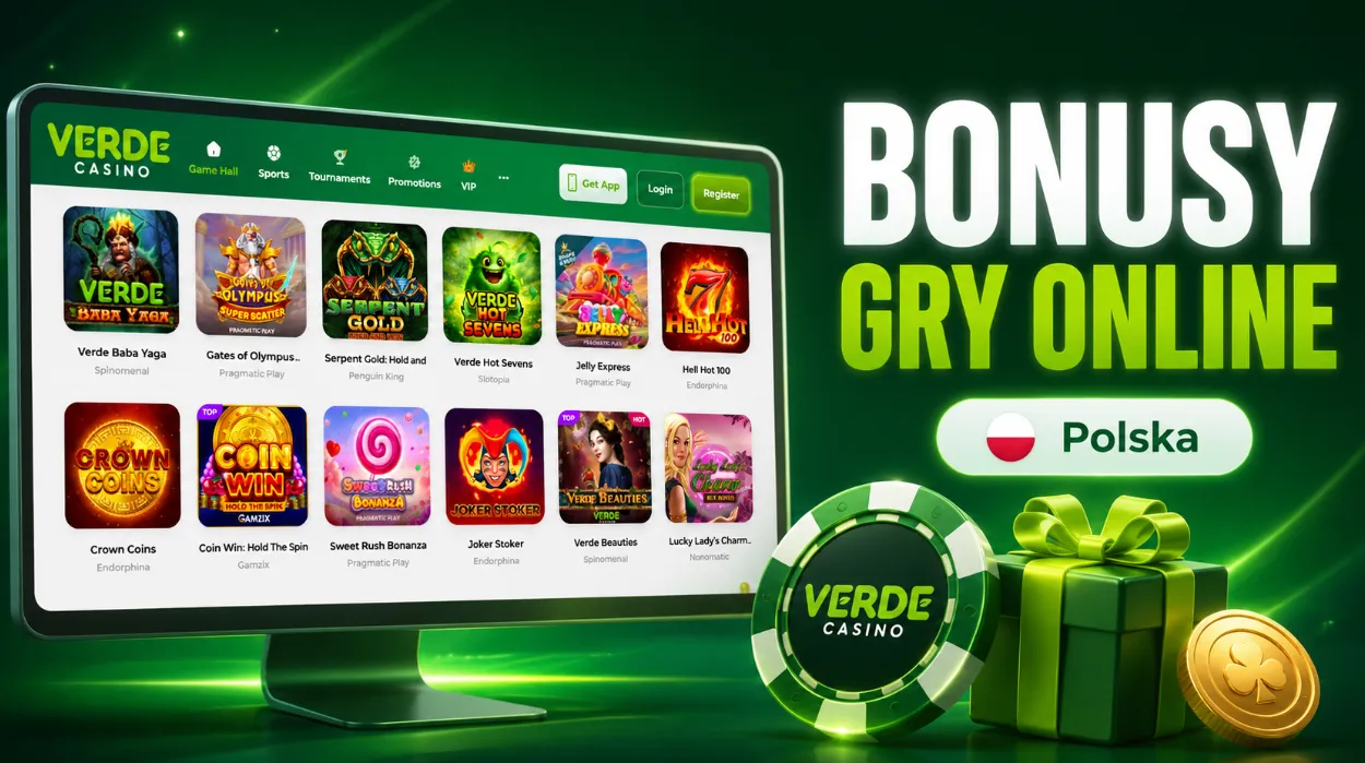 Verde Casino w Polsce z Bonusami Darmowymi Spinami i Grami Online