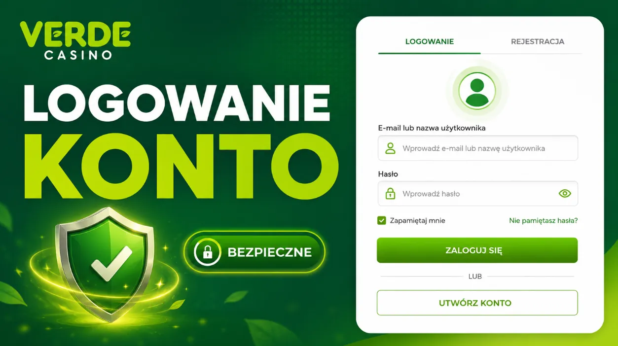 Verde Casino logowanie do konta gracza