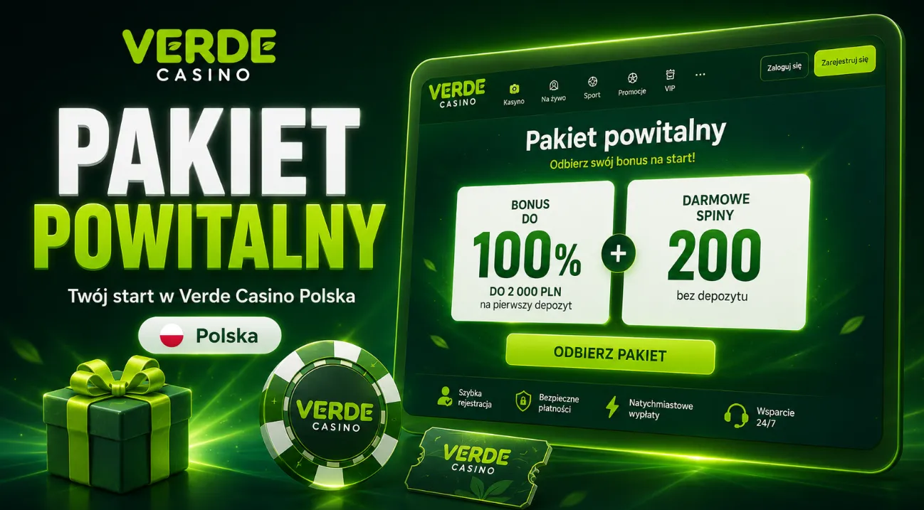 Pakiet powitalny Verde Casino Polska