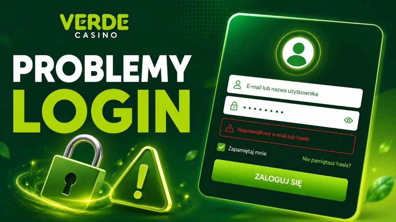 Problemy z Verde Casino login